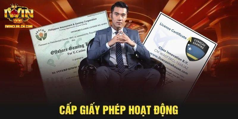 Giới thiệu đôi nét về giấy phép hoạt động tại IWIN Giới thiệu đôi nét về giấy phép hoạt động tại IWIN
