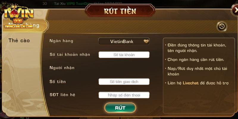 Những hình thức rút tiền IWIN phổ biến nhất Những hình thức rút tiền IWIN phổ biến nhất